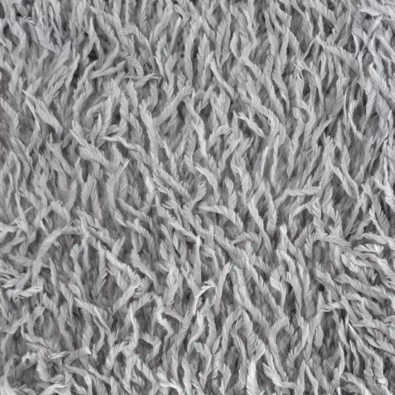 Koc narzuta włochacz Adore futrzak Eurofirany srebrny