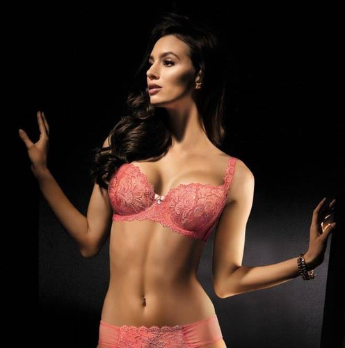 Biustonosz miękki soft LV-S20 Romance Le Vernis - koral 