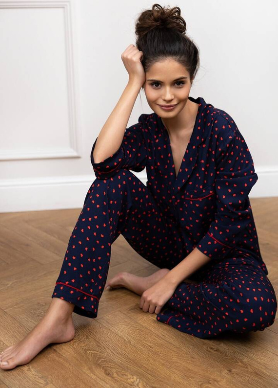 Piżama damska Sophia Sensis -granatowy