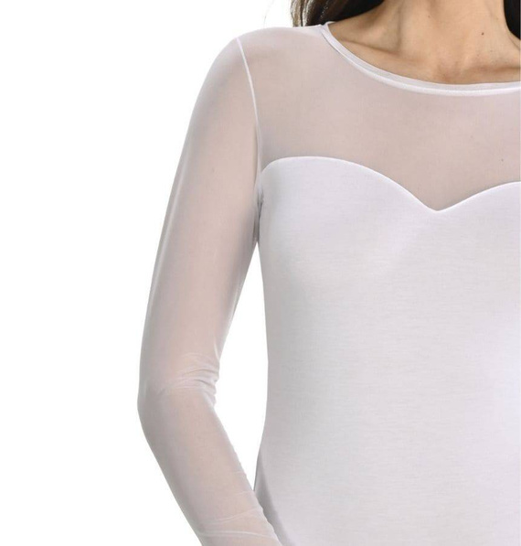 Body damskie z długim rękawem Willow Teyli - white