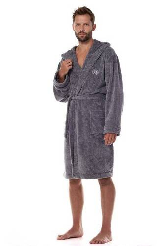 Szlafrok Męski 2452 Master L&L - grafit