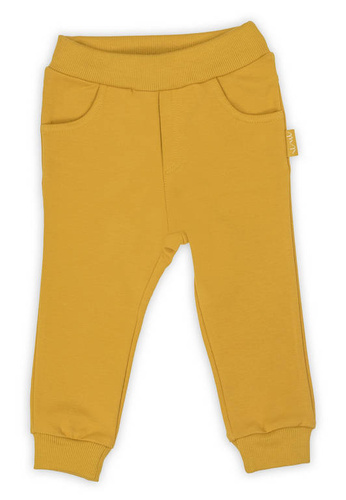 169571 Mix Spodnie dresowe Nicol - musztardowy