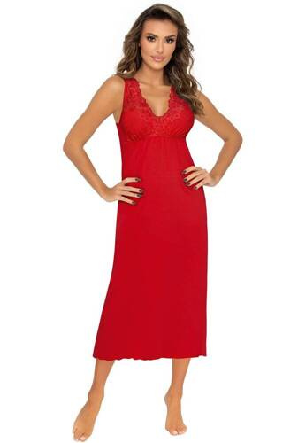 Koszula nocna Kristina Long Donna - czerwony