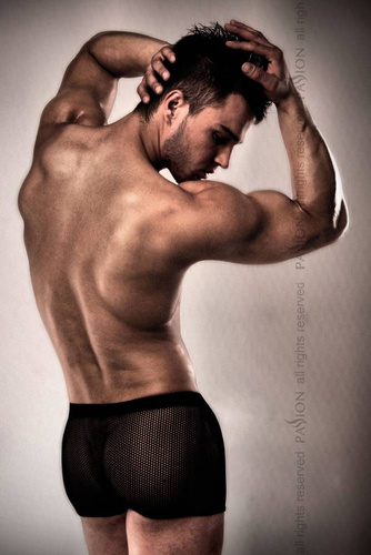 Bokserki Męskie 004 Passion czarny