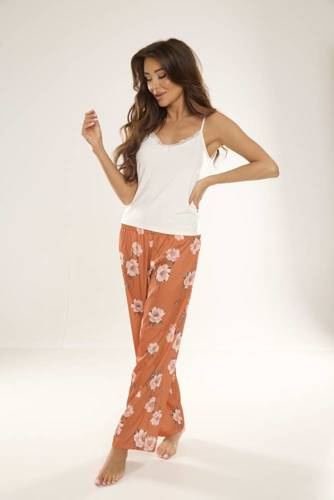 Bluzka piżamowa 700 Lurdes De Lafense - biały