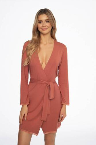 Szlafrok damski 41315 Alena Henderson różowy