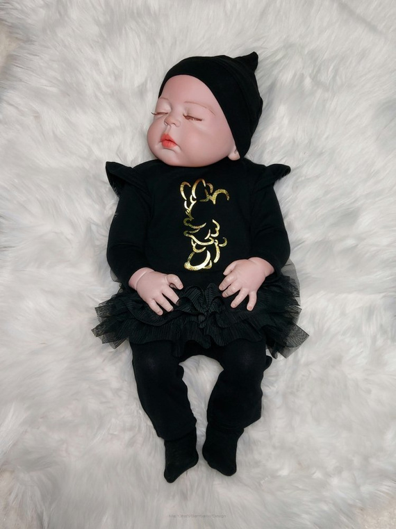 Spodnie niemowlęce Emily Bambarillo czarny