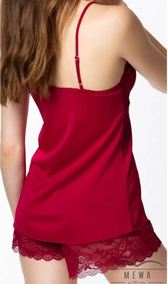 Piżama damska Visti 86398 Chantal burgund