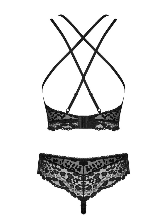 Komplet 2-częściowy Giully Obsessive czarny