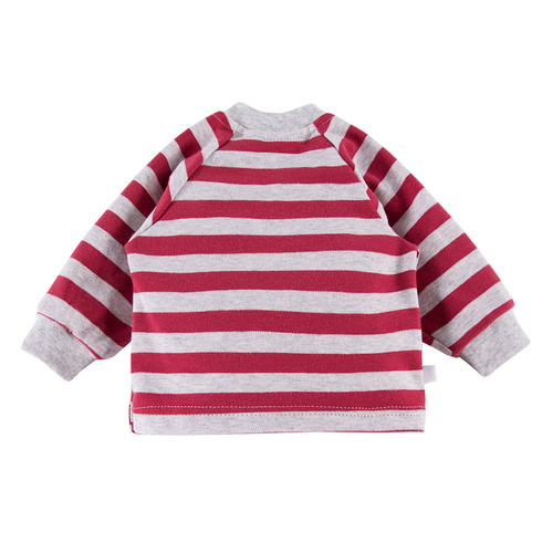 Bluzka niemowlęca 2-pak Ancymon Eevi- szary/czerwony