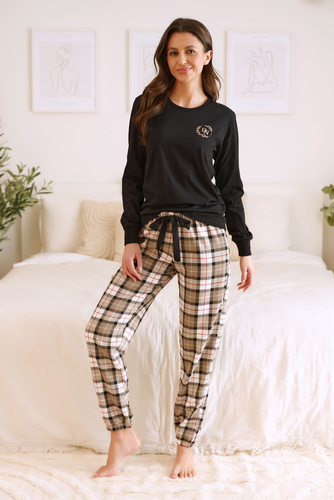 PM.5202 Piżama Damska Doctor Nap - black