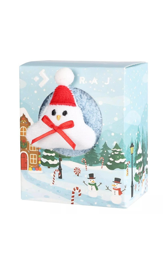 Moraj CSLS250-030 – świąteczne skarpety z bałwankiem 3D i antypoślizgową podeszwą