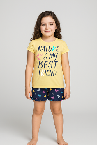 Piżama dziecięca Kasjana Italian Fashion - czerwony/druk czerwony 