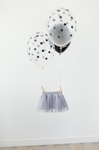 Spódniczka "HAPPY DAY" szara