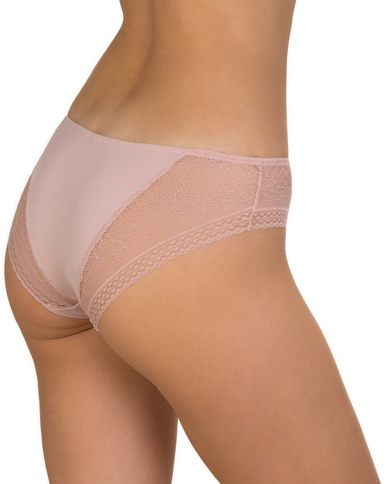 Laser Cut Figi Damskie L-POL 5001 MB-06 Lama pudrowy róż