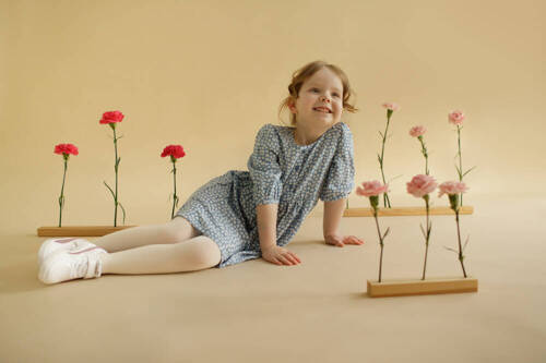 Sukienka dziewczęca Lilian Pinokio - niebieski