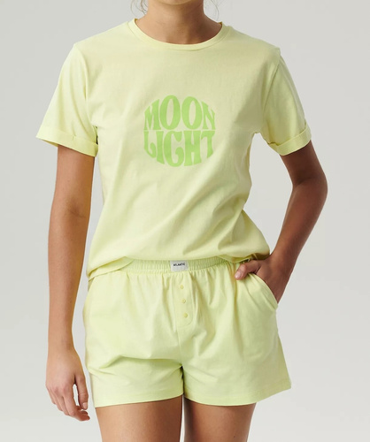 Piżama Damska  NLP-487 Atlantic- limonkowy