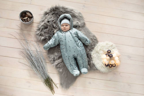 Kombinezon zimowy dla niemowląt Winter Pinokio - miętowy