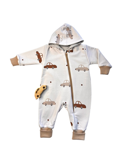 Mamatti KL022 kombinezon dla niemowląt bez stópek – bawełniany, wygodny, idealny na co dzień