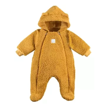 Pajacyk z kapturem UNIQUE Ewa Klucze - miodowy