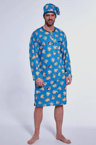 Koszula męska 110/33 Cornette niebieski