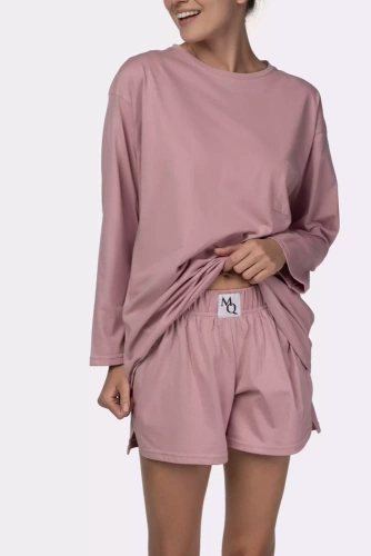 Piżama damska Joy longsleeve Mona pink