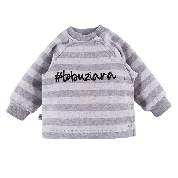 Bluzka niemowlęca 2-pak Ancymon Eevi- szary/różowy