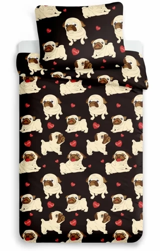 Pościel z mikrofibry Psy bulldogs Jerry Fabrics
