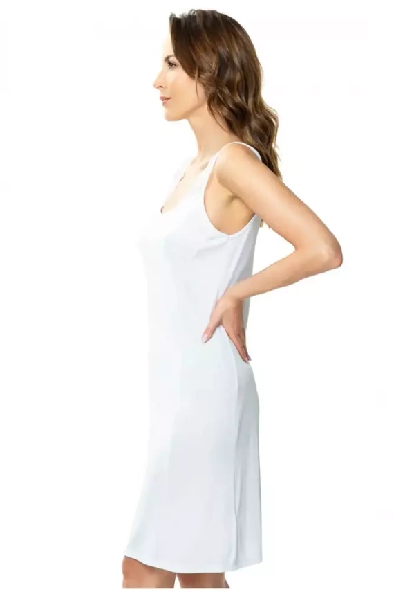 Koszula nocna z koronką 86553 Cloe Mewa biały