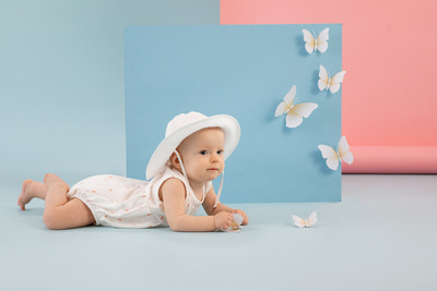 Kapelusz dziewczęcy Summer Mood Pinokio - ecru