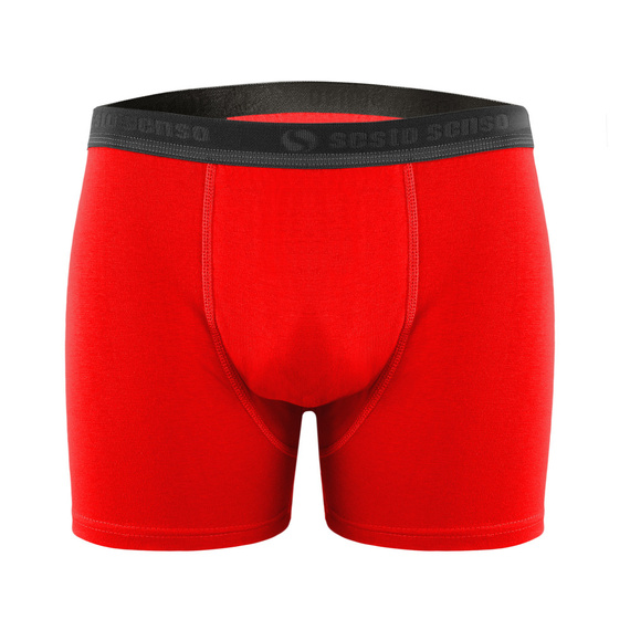 Bokserki męskie BM02 Cougar Sesto Senso - czerwony