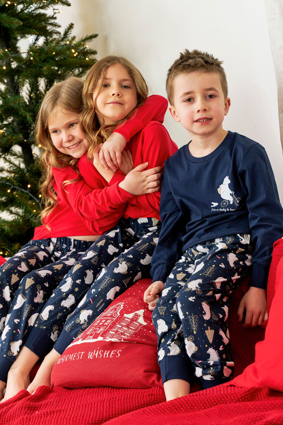 PDG.5264 "Frozen" Piżama dziecięca Unisex Doctor Nap - navy blue