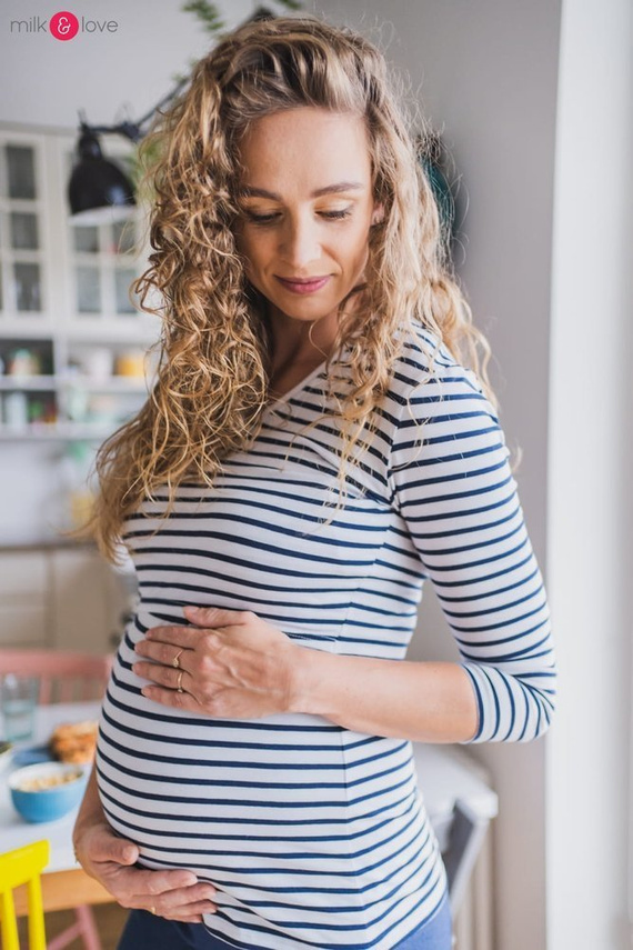 Bluzka ciążowa i do karmienia Milk Shirt Milk&Love mango mohito