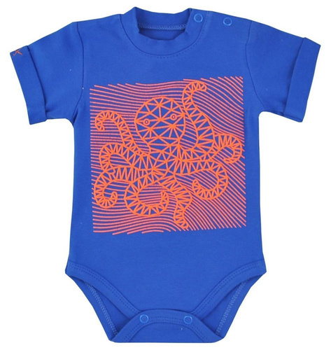 "OŚMIORNICA" Body niemowlęce krótki rękaw Koala- żółty