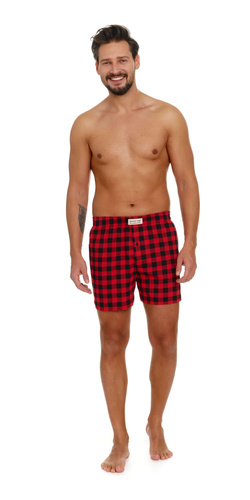 Bokserki męskie 5165 Doctor Nap - black red