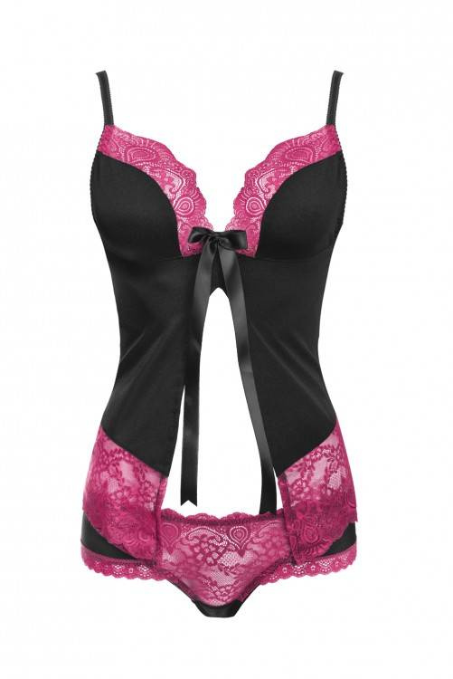 Komplet, koszulka + stingi Beccina LC 90430 Pink LivCo Corsetti Fashion