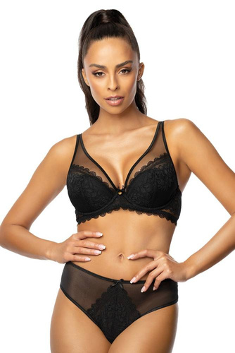 Biustonosz Push-up M-0198/11 Estelle Mat czarny