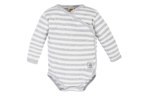 Body dzidziuś z długim rękawem "Greco" Makoma szary