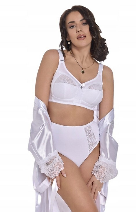 Nina Biustonosz Miękki bez fiszbin 585 Viki - biały