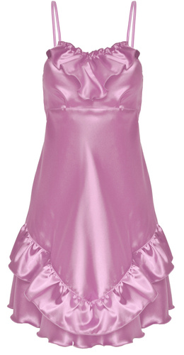 Ivon Halka satynowa koszulka damska DKaren - wrzos