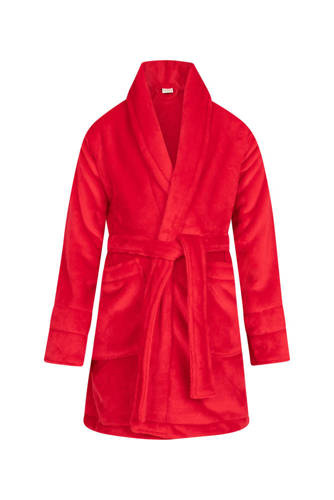 Szlafrok dziecięcy polarowy Calido ByShelly - czerwony