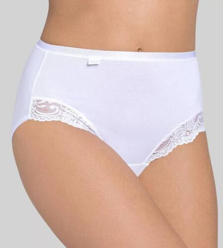 Figi Damskie Romance Maxi Sloggi Go - white