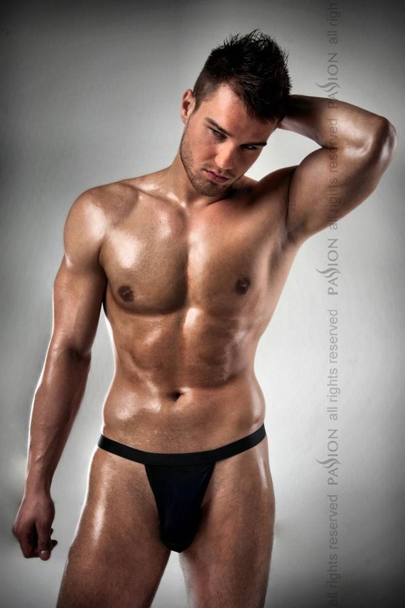 Stringi męskie 005 Passion czarny