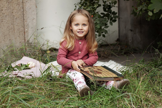 Tunika dla dziewczynki "ROSES" Makoma bordowy