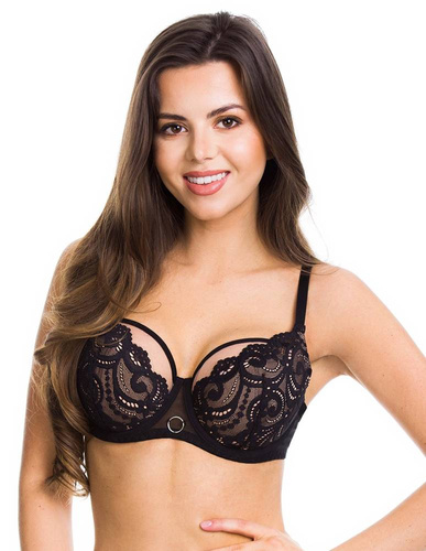 Biustonosz półusztywniony 01076 Tango Mediolano czarny