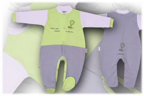 Pajac "BALONIK" żółty Terjan