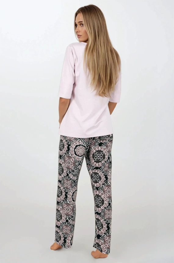 Piżama damska Desert Rose Momenti Per Me pink