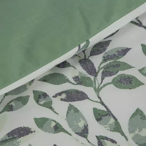 Pościel z mikrofibry liście Clarissa Desing91 zielony