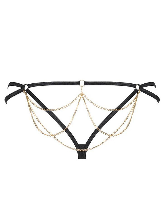 Figi damskie Pantheria Obsessive czarny