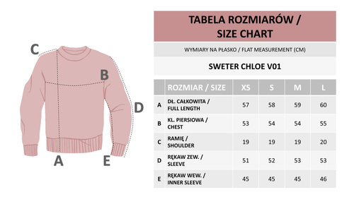 Sweter damski Chloe V01 Mona black 